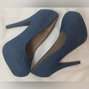 Denim Blue Women's Heels